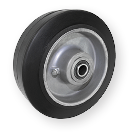 Wheel Standard Non-Marking Gray Solid Rubber Tire J.W Winco 750GBB4/FI Caster 