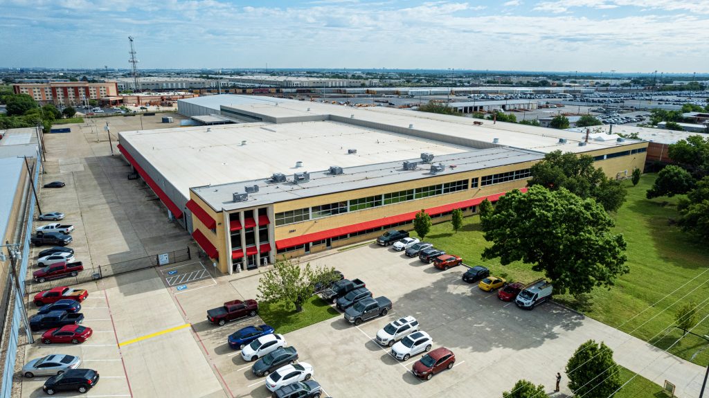 Durable Superior Headquarters and parking lot.